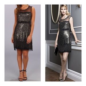 Adrianna Papell Beaded Sequin Dress